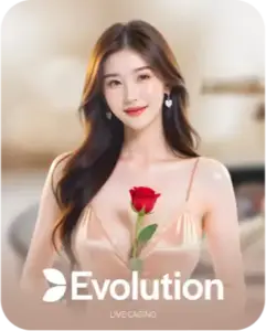 Winbox Evolution live casino cover with rose