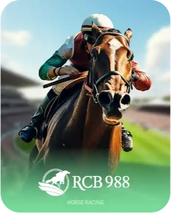RCB988 Winbox horse racing icon with jockey and horse